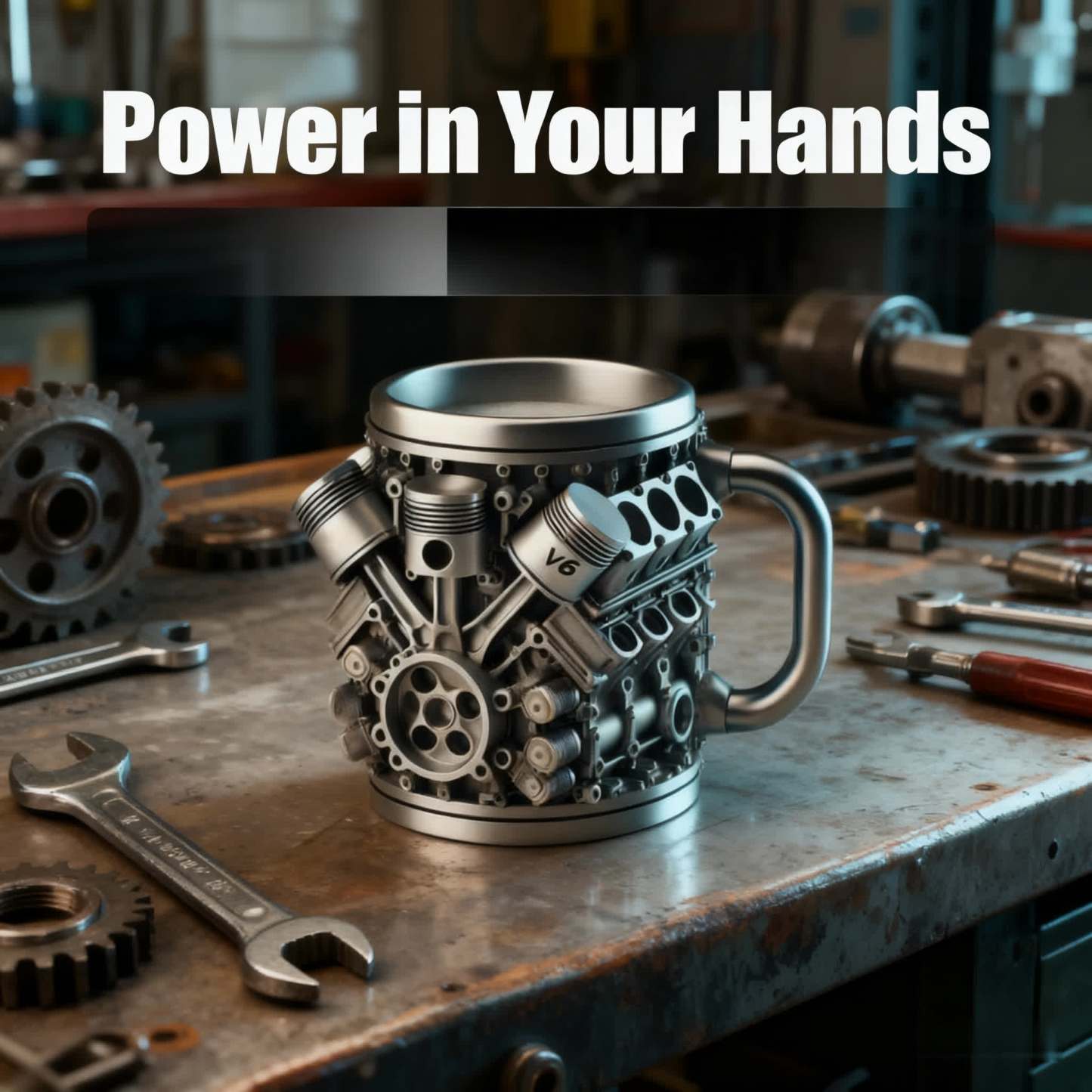 🔥BUY 2 GET 5% OFF & FREE SHIPPING🔥 V8/V6 Engine Stainless Steel Cup