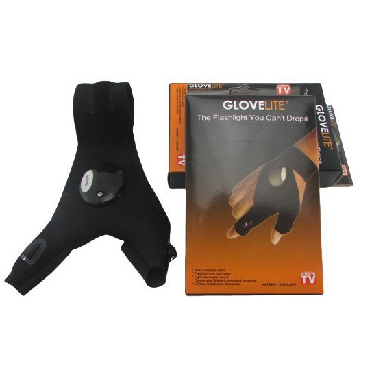 🏆Flash Sale - 🔦 Fingerless LED Flashlight Gloves ⚡