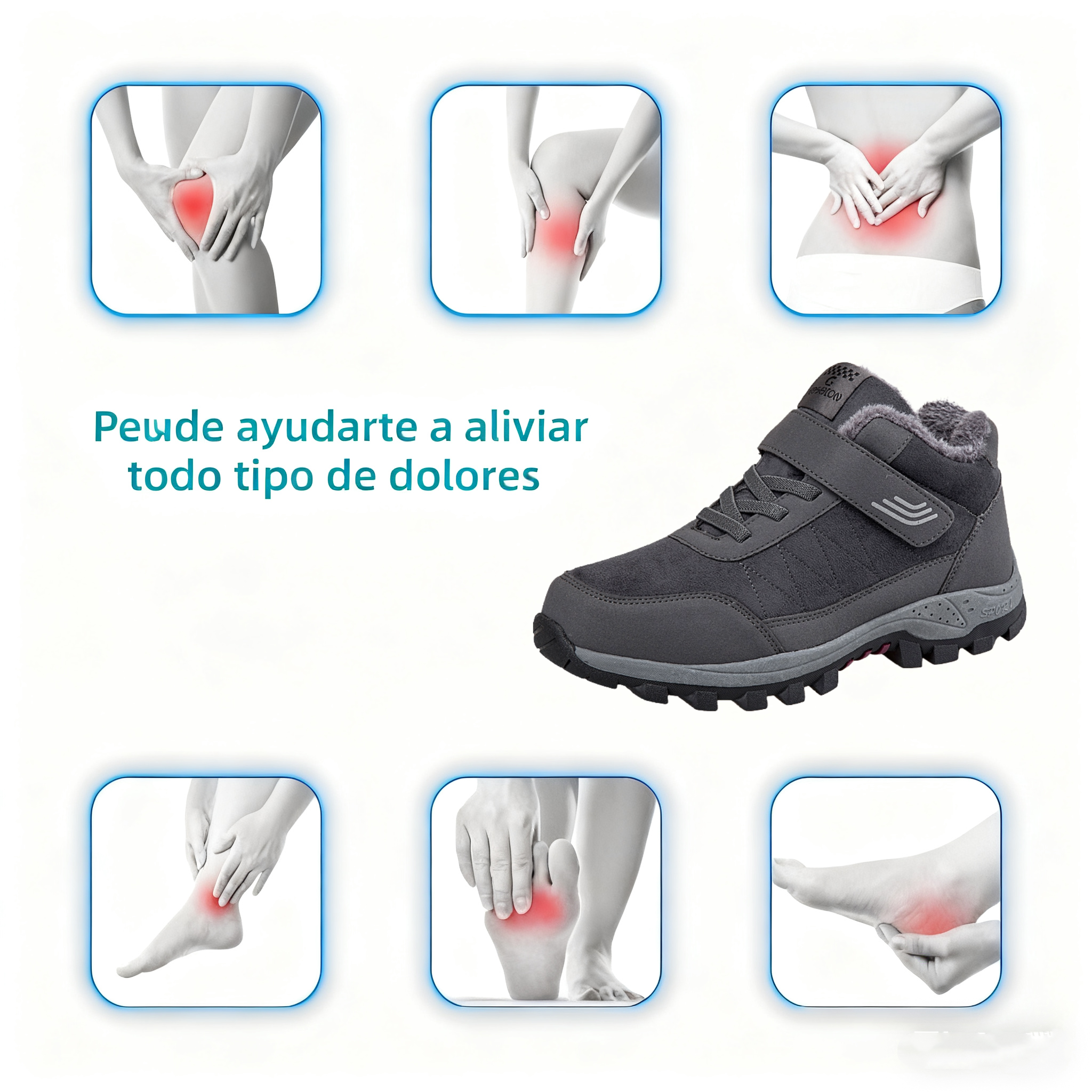 🔥Oferta por tiempo limitado: 30% de descuento en calzado ortopédico de invierno - Impermeable y cálido🥾 Diseño ergonómico✅ Para una experiencia de caminata más cómoda