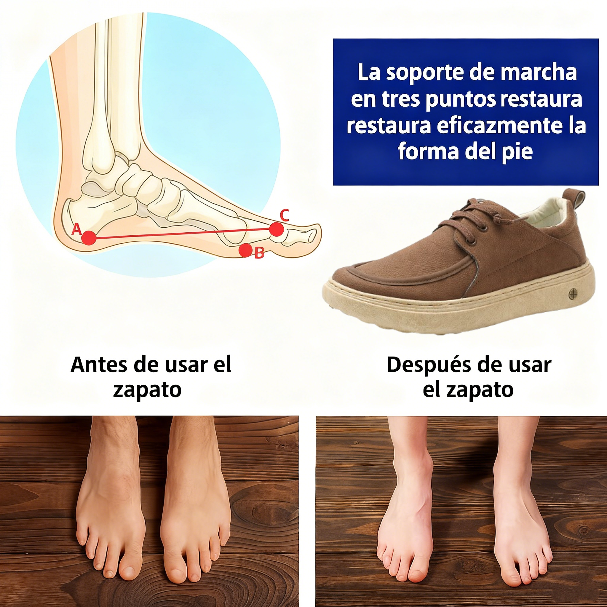 🔥Zapatos ortopédicos de diseño ergonómico⏰ Mocasines ligeros y transpirables 👞 Amplia gama de tallas: camina con confianza