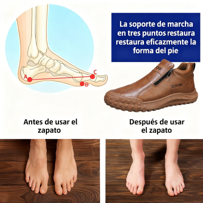 🐂 Zapatos de piel de becerro para hombre, cosidos a mano en Australia 👞 Fáciles de poner y quitar, correctivos integrales ✅ Impermeables, antideslizantes, cálidos y cómodos