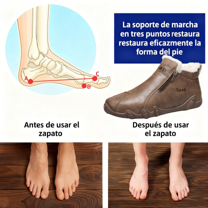 ⏰30% de descuento por tiempo limitado🔥 Zapatos de cuero cosidos a mano en Australia 👞 Fáciles de poner y quitar ✅ Soporte de arco para aliviar el dolor - Impermeable y antideslizante