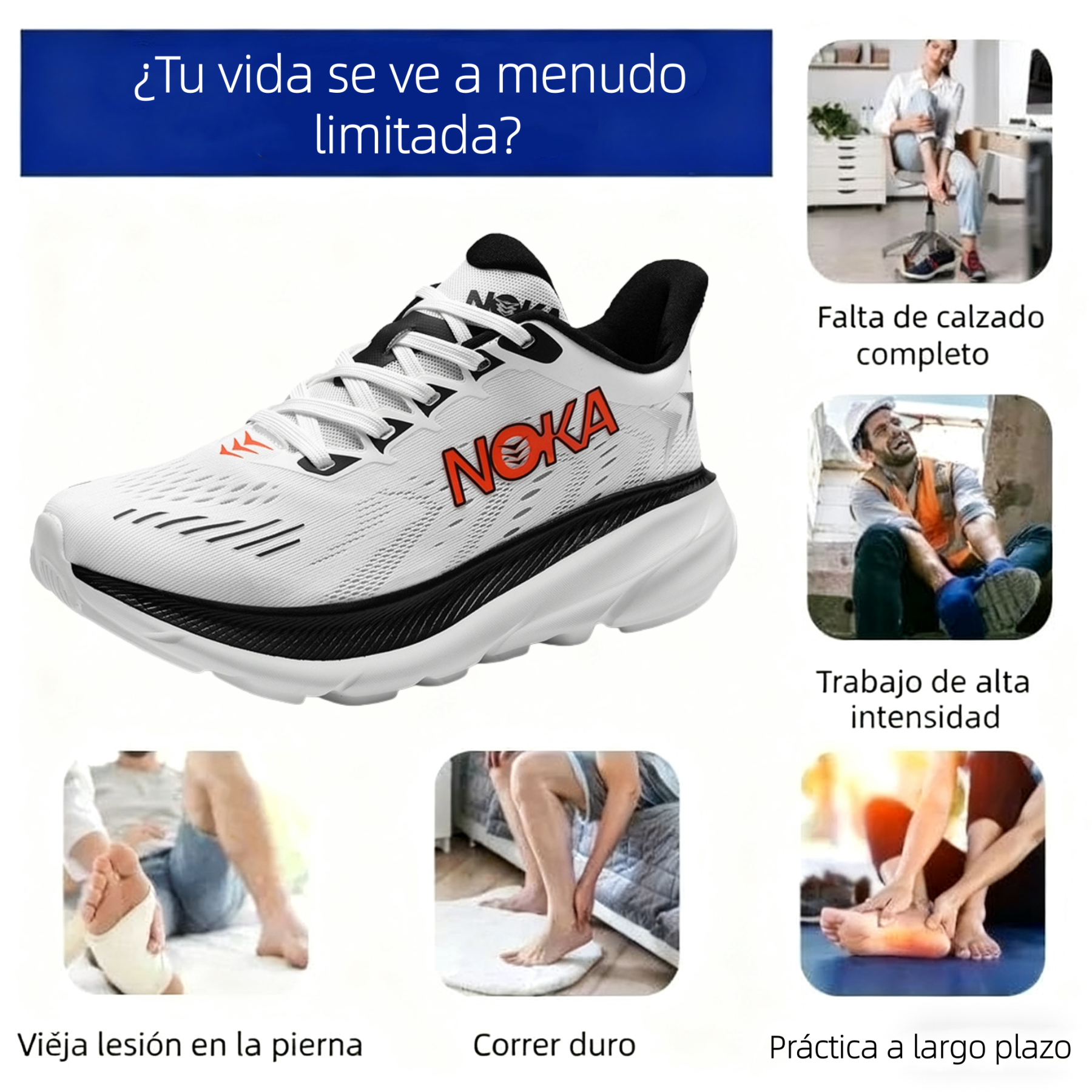 ⏰¡30% de descuento hoy! ¡No te lo pierdas! 🎁Calzado ortopédico de diseño ergonómico con soporte para el arco plantar 👞 Alivia fácilmente el dolor de pies