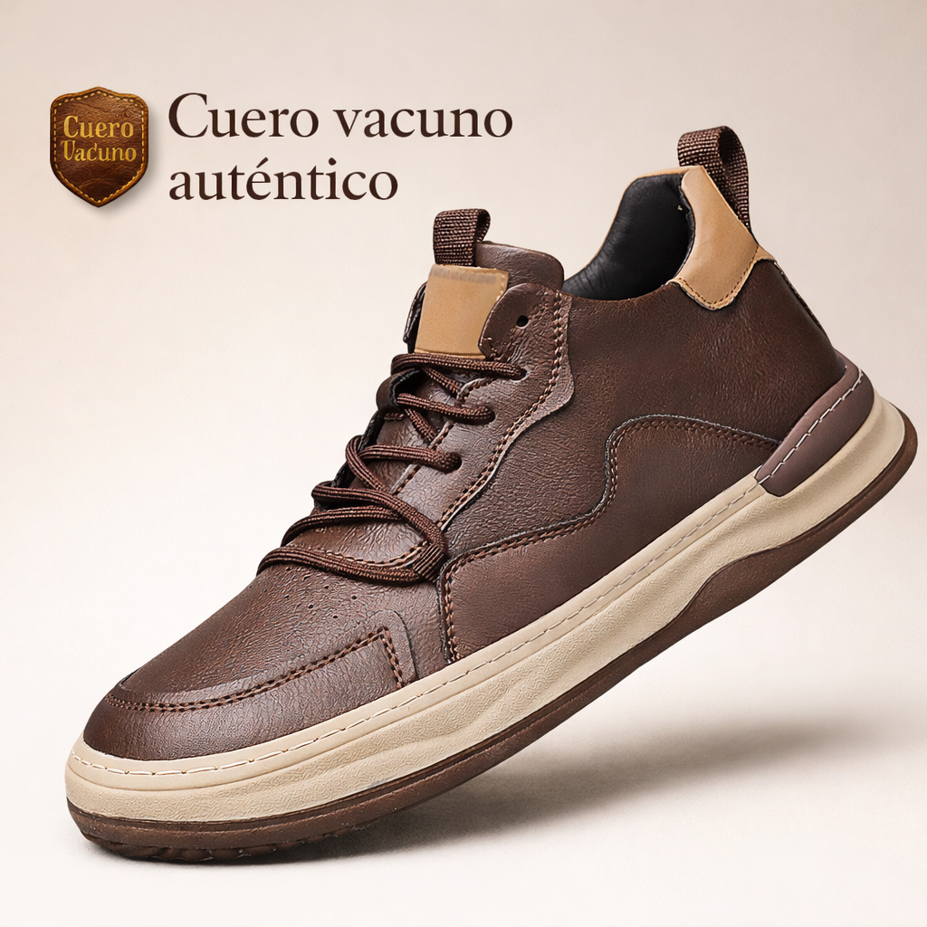 🐂【Corrección inteligente de pies con IA】Cuero de alta calidad + costuras a mano: imprescindible para hombres🔴Podólogo portátil