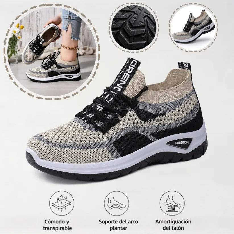 【🎁Oferta por tiempo limitado】Zapatos casuales ergonómicos para mujer👞 - El soporte para el arco proporciona comodidad y alivia fácilmente el dolor de pies🦶