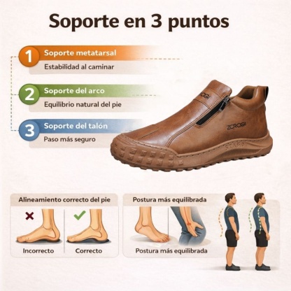🔴Adecuado para caminar y desplazamientos diarios👨‍🍼 para hombres mayores de 45 años que no quieren renunciar al estilo: zapatos de cuero para hombre antideslizantes, impermeables y cómodos