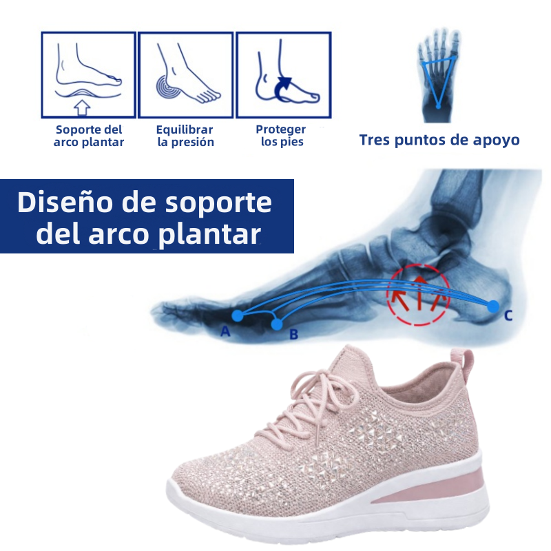 【🎁Oferta por tiempo limitado】Zapatos casuales ergonómicos para mujer👞 - El soporte para el arco proporciona comodidad y alivia fácilmente el dolor de pies.
