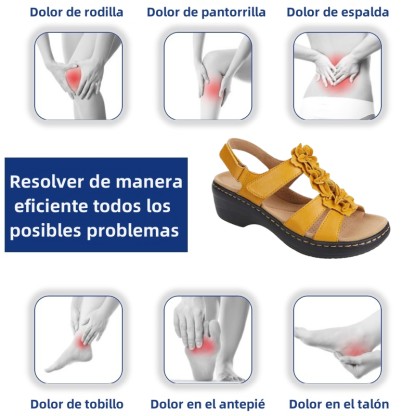 🎁 Oferta por tiempo limitado: 30% de descuento 🔴 Sandalias ajustables de tacón abierto con estampado floral 🦶 Elegantes e ideales para pies planos y para aliviar el dolor de talón ✅ Disponibles en varias tallas