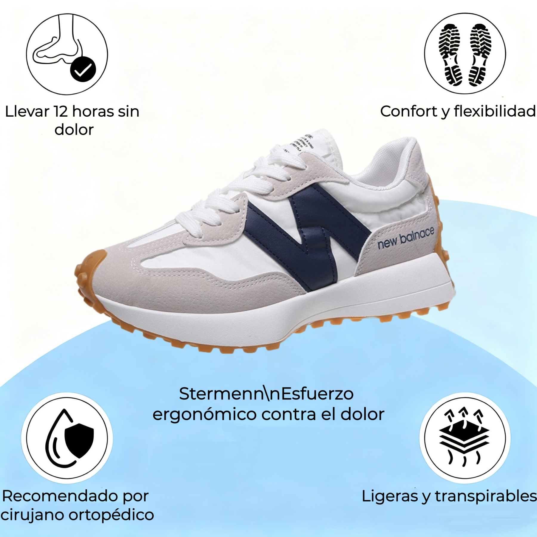 🔥 ¡30% de descuento hoy! ¡No te lo pierdas! ⏰ - Zapatos ortopédicos de piel cepillada de una marca australiana de lujo: suaves, cómodos y con excelente soporte. 🦶 - Alivian el dolor de pies.