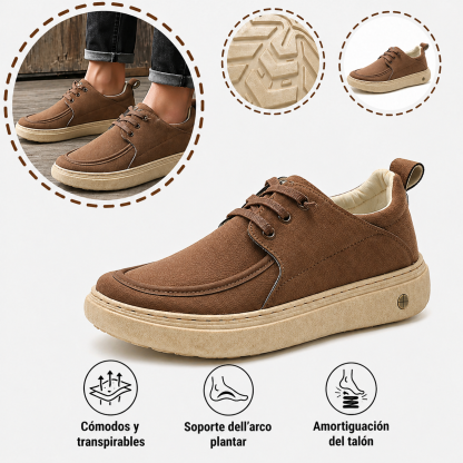 🔥 Zapatos de piel de becerro para hombre, hechos a mano en Australia 👞 Alivio inteligente del dolor, fáciles de poner y quitar ✅ Totalmente correctivos: impermeables y antideslizantes