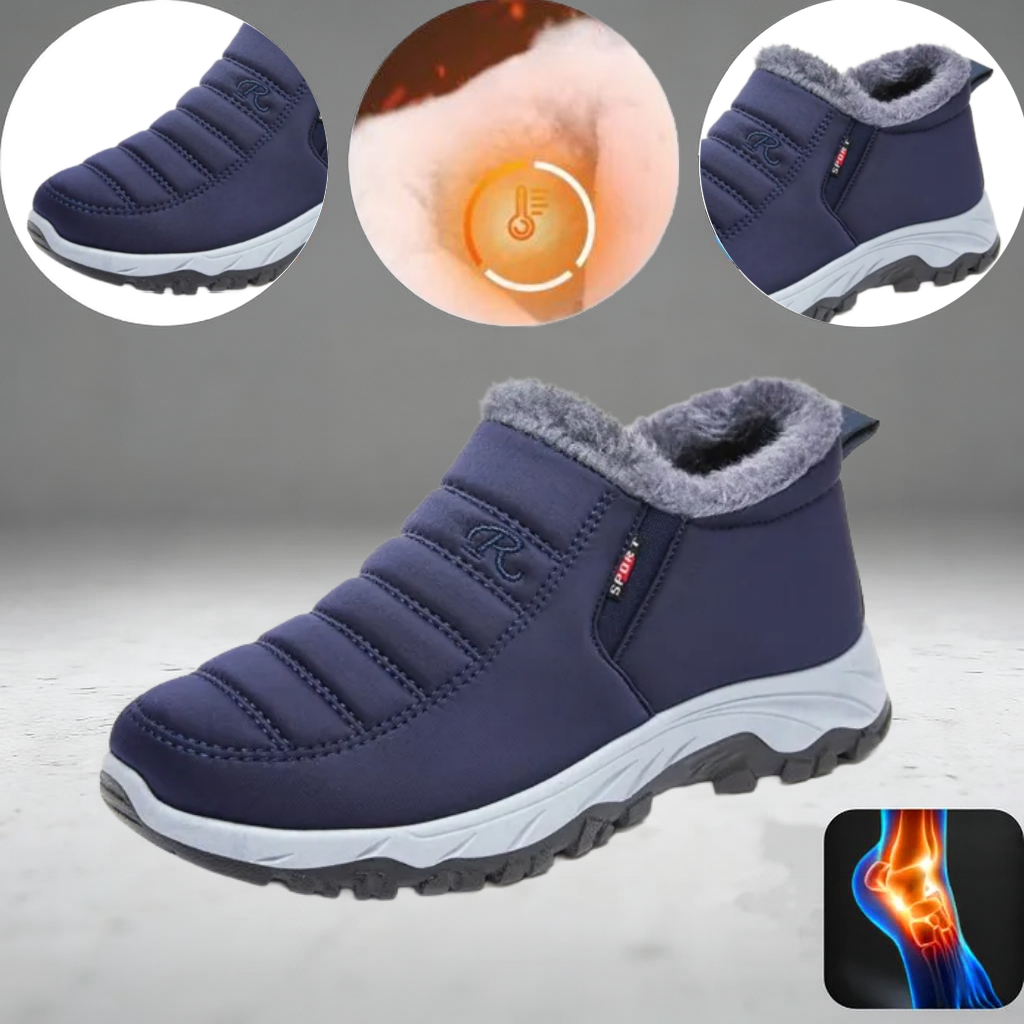 🔥Oferta por tiempo limitado, ¡disfruta de un 30% de descuento!⏰ Zapatos ortopédicos de una marca australiana de lujo: zapatos ortopédicos para caminar cálidos, duraderos e impermeables🦶 con soporte elástico para el tobillo.