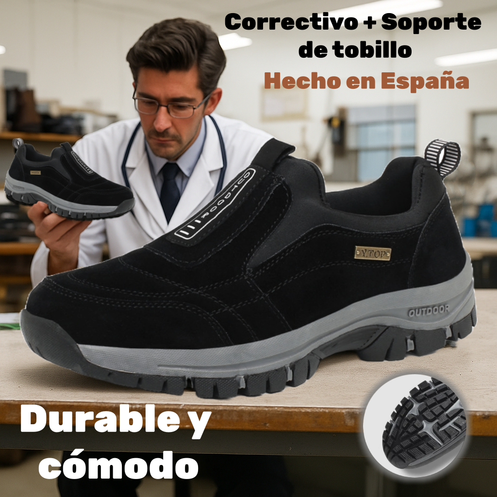 VIGOURR® – Zapatos de gamuza, cosidos a mano, diseñados para proporcionar una pisada estable, cómoda y natural durante todo el día.