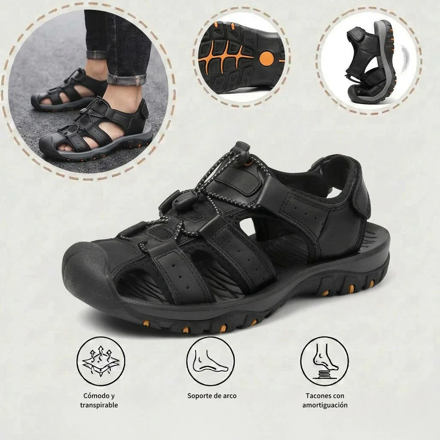⏰Último día, 30% de descuento - ¡No te lo pierdas!✅ Sandalias cómodas, con soporte para el arco del pie, alivian el dolor de pies - Diseño ergonómico
