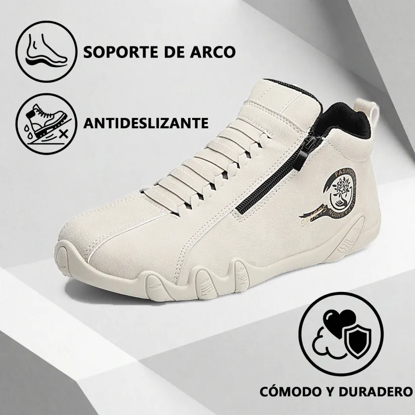 🔴 Adecuado para caminar y desplazamientos diarios👨‍🍼, especialmente diseñado para hombres mayores de 45 años que no quieren renunciar al estilo: zapatos de piel auténtica para hombre antideslizantes, impermeables y cómodos.