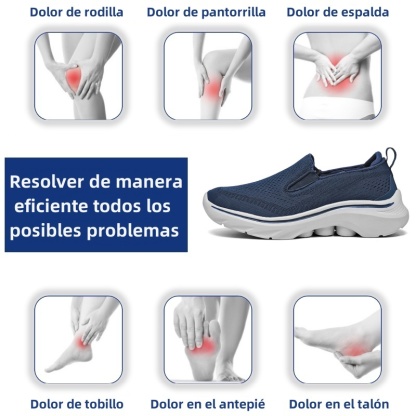 🔥Zapatillas ortopédicas de diseño ergonómico⏰ Zapatillas de malla ligeras y transpirables👞 Amplia gama de tallas: Camina con confianza