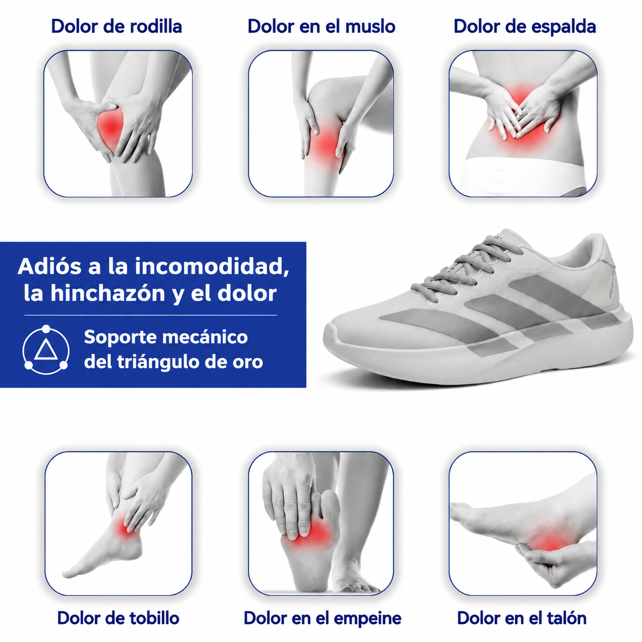 🔷 ¡30% de descuento hoy! ¡No te lo pierdas! ⬛⏰ - Zapatos ortopédicos de marca de lujo alemana, suaves, cómodos y con excelente soporte 🦶 - Alivian el dolor de pies