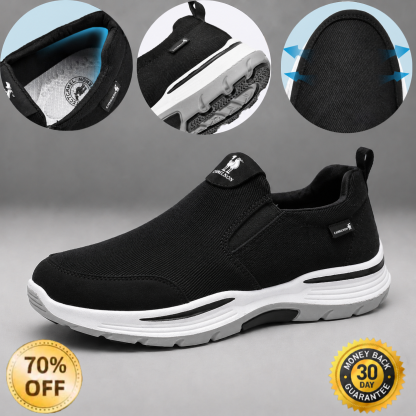 🔥 Zapatos ortopédicos australianos para hombre, hechos a mano 👞 Alivio inteligente del dolor, fáciles de poner y quitar ✅ Impermeables y antideslizantes - Amplia gama de tallas