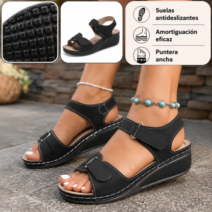 🎉 ¡30% de descuento hoy! ¡No te lo pierdas! ⏰ Sandalias ortopédicas de diseño ergonómico con soporte para el arco del pie. 👞 Alivia fácilmente el dolor de pies.