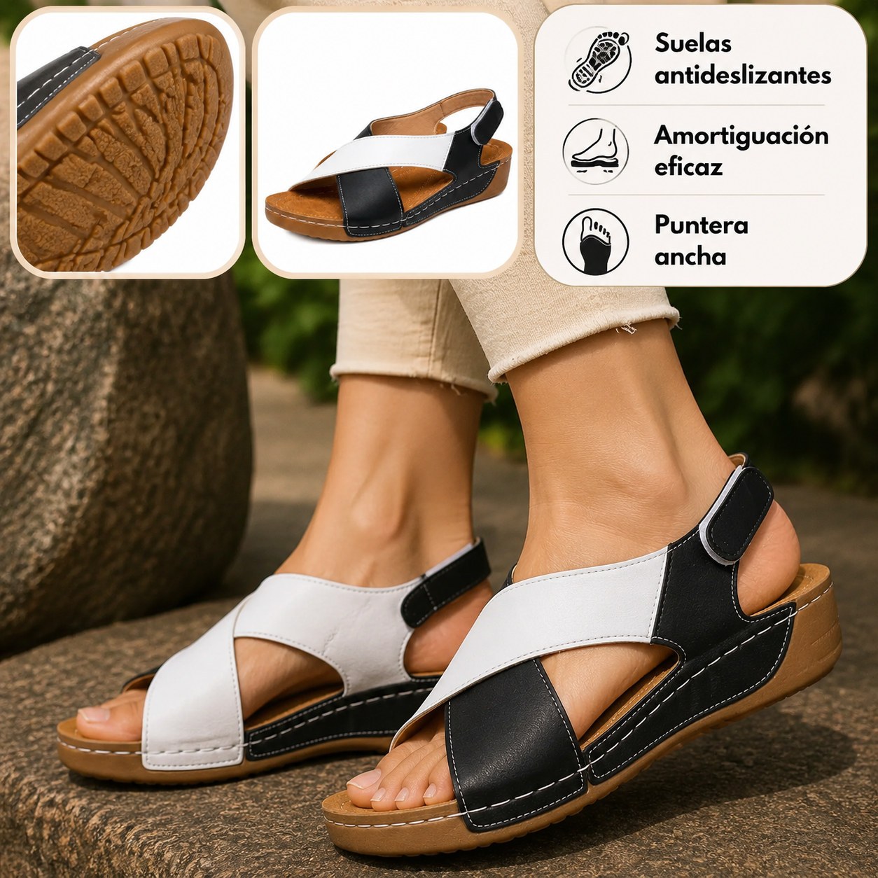 🔷 ¡30% de descuento hoy! ⏰ Zapatos ortopédicos de una marca de lujo australiana, hechos con tejido de alta densidad, suaves, cómodos y con excelente soporte 🦶 - Alivia el dolor de pies.