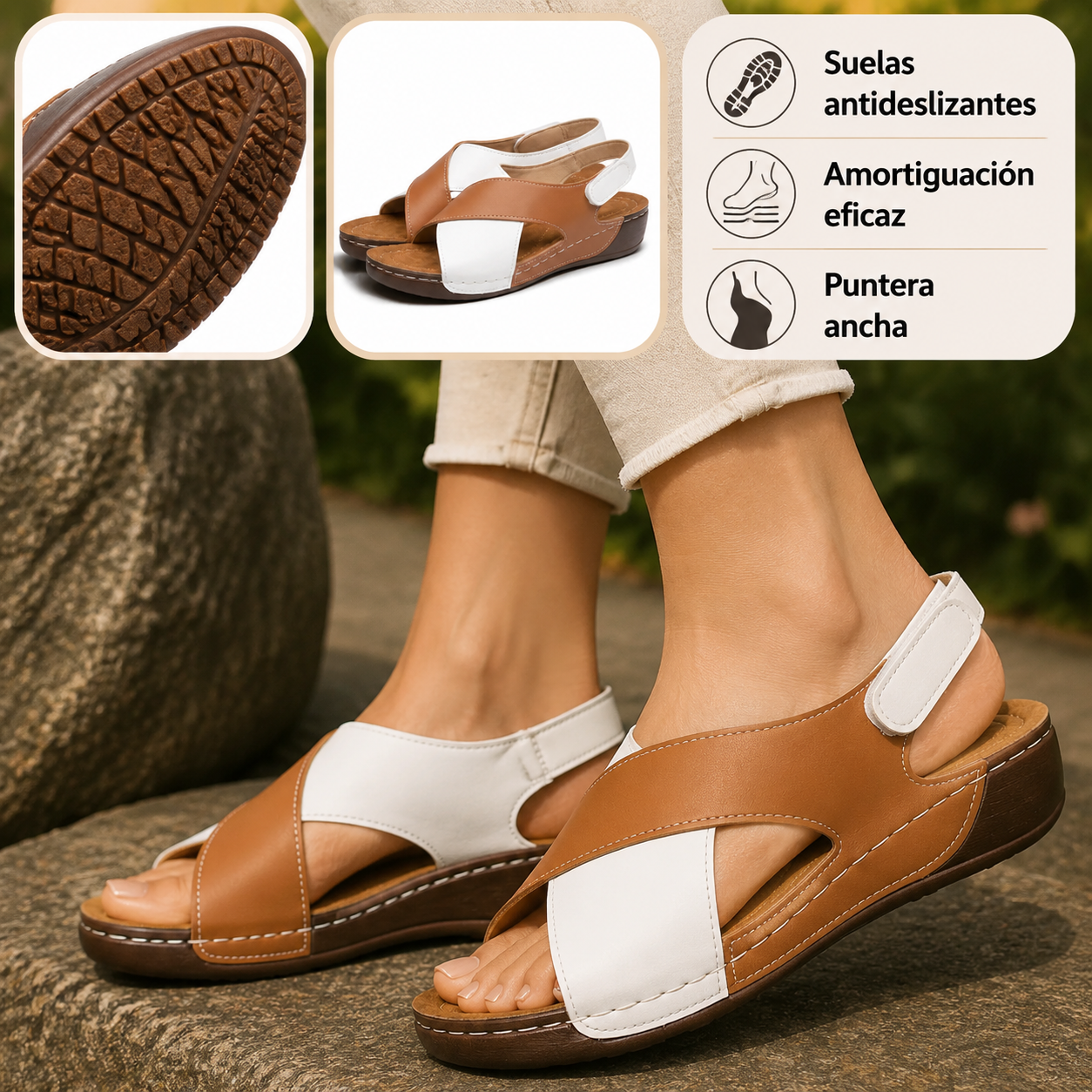 🔷 ¡30% de descuento hoy! ⏰ Zapatos ortopédicos de una marca de lujo australiana, hechos con tejido de alta densidad, suaves, cómodos y con excelente soporte 🦶 - Alivia el dolor de pies.