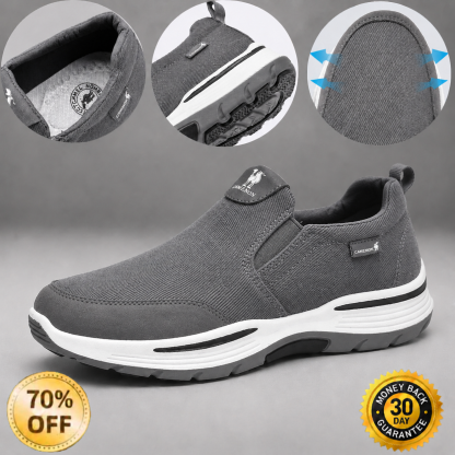 🔥 Zapatos ortopédicos australianos para hombre, hechos a mano 👞 Alivio inteligente del dolor, fáciles de poner y quitar ✅ Impermeables y antideslizantes - Amplia gama de tallas