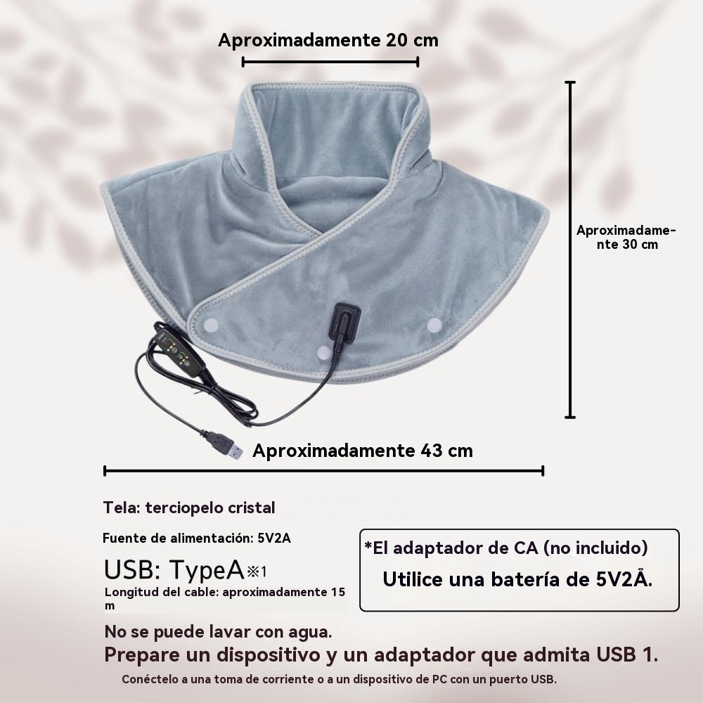 Masajeador de cuello y hombros con calefacción