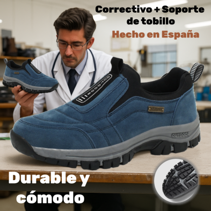 VIGOURR® – Zapatos de gamuza, cosidos a mano, diseñados para proporcionar una pisada estable, cómoda y natural durante todo el día.
