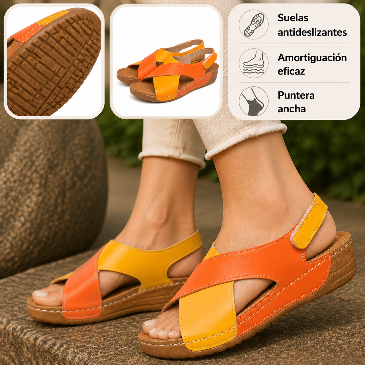 🔷 ¡30% de descuento hoy! ⏰ Zapatos ortopédicos de una marca de lujo australiana, hechos con tejido de alta densidad, suaves, cómodos y con excelente soporte 🦶 - Alivia el dolor de pies.