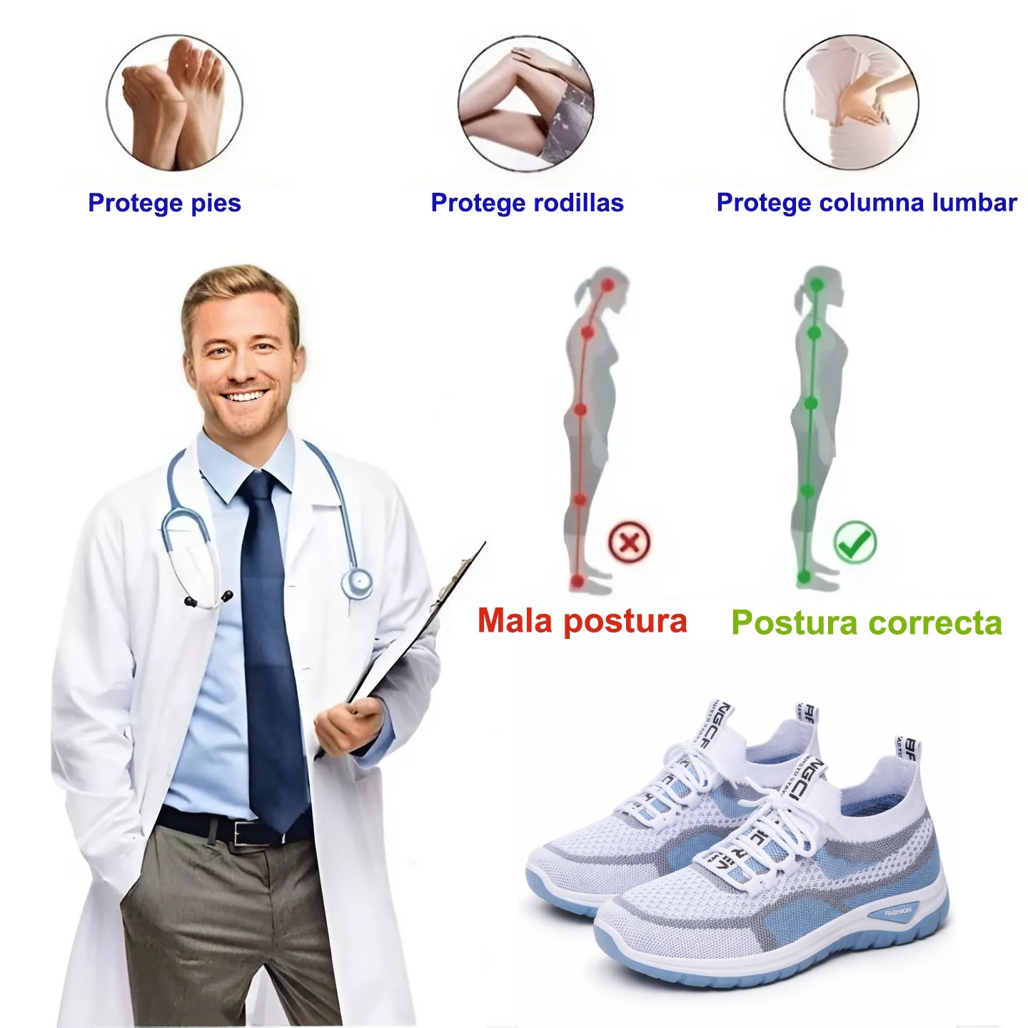 【🎁Oferta por tiempo limitado】Zapatos casuales ergonómicos para mujer👞 - El soporte para el arco proporciona comodidad y alivia fácilmente el dolor de pies🦶