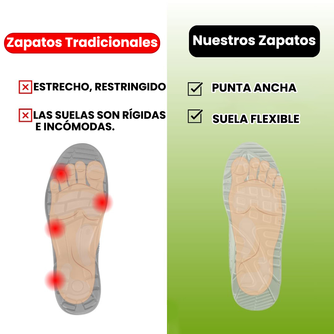 (🔥50% de descuento hoy - ¡cógelo!) Zapatos ortopédicos elegantes de primera calidad 👞 - Diseño ergonómico para aliviar el dolor