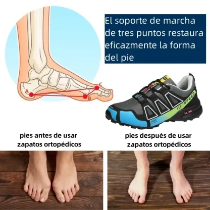 🔥¡Último día con un 30% de descuento! ¡No te lo pierdas!⏰ Zapatos ortopédicos de diseño ergonómico para aliviar el dolor de espalda, articulaciones y pies - unisex