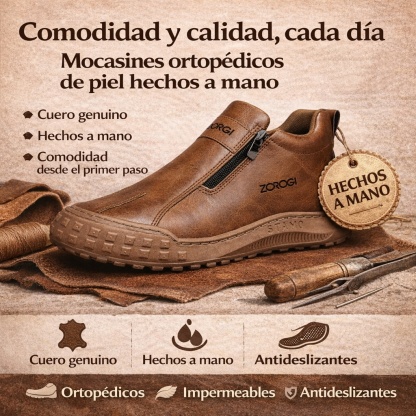 🔴Adecuado para caminar y desplazamientos diarios👨‍🍼 para hombres mayores de 45 años que no quieren renunciar al estilo: zapatos de cuero para hombre antideslizantes, impermeables y cómodos