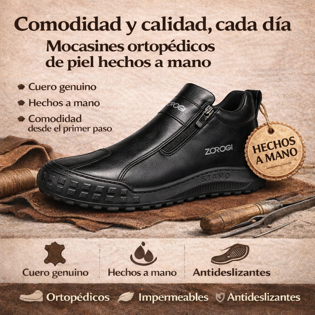 🔴Adecuado para caminar y desplazamientos diarios👨‍🍼 para hombres mayores de 45 años que no quieren renunciar al estilo: zapatos de cuero para hombre antideslizantes, impermeables y cómodos