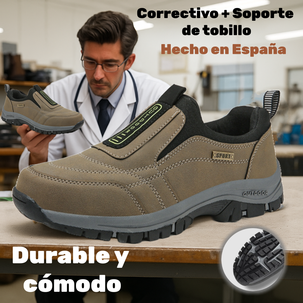 VIGOURR® – Zapatos de gamuza, cosidos a mano, diseñados para proporcionar una pisada estable, cómoda y natural durante todo el día.