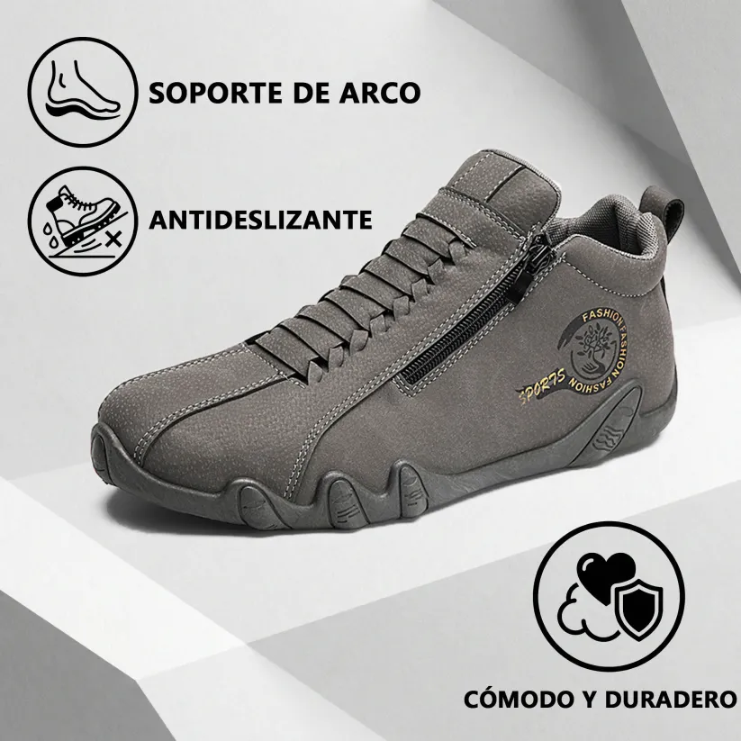 🔴 Adecuado para caminar y desplazamientos diarios👨‍🍼, especialmente diseñado para hombres mayores de 45 años que no quieren renunciar al estilo: zapatos de piel auténtica para hombre antideslizantes, impermeables y cómodos.