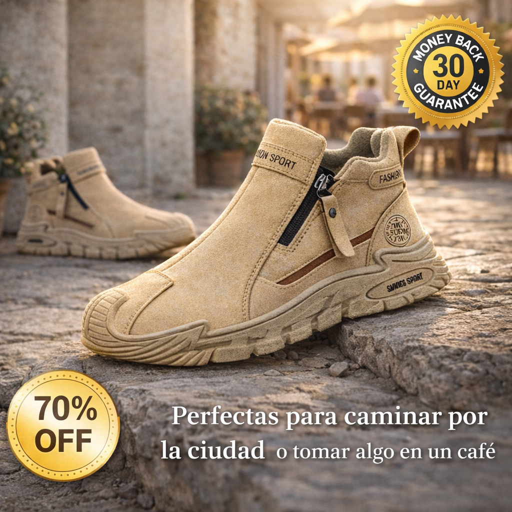 ⏰30% de descuento por tiempo limitado🔥Zapatos de hombre ligeros y cómodos, para usar todo el día, fáciles de poner y quitar✅Impermeables y antideslizantes