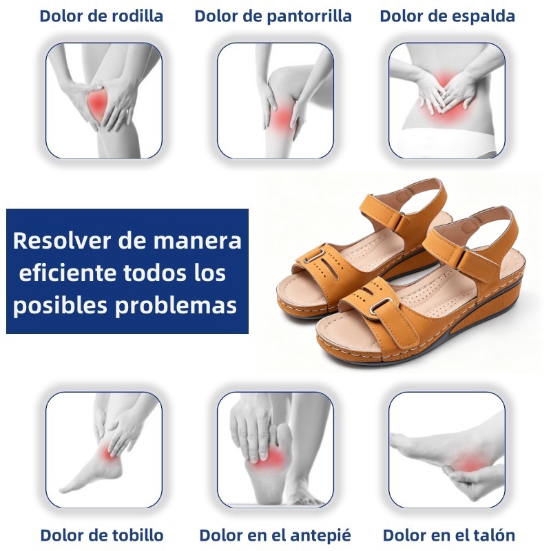 🎁Oferta por tiempo limitado: 30% de descuento 🔴Sandalias ajustables de punta abierta 🦶Elegantes y cómodas, protegen tus pies ✅Disponibles en varias tallas
