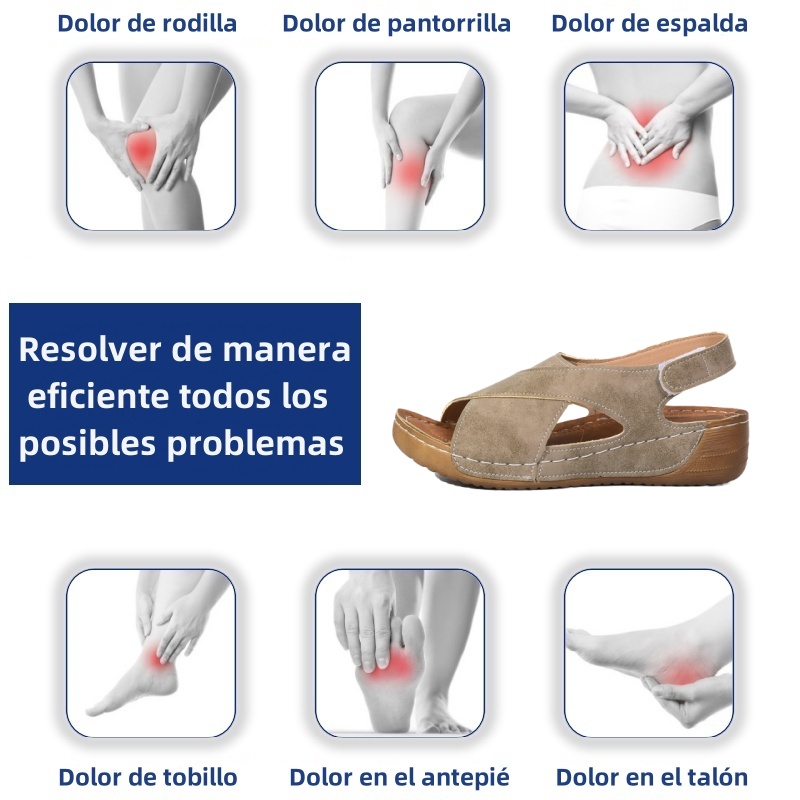 🎁Oferta por tiempo limitado🔥Sandalias casuales ergonómicas para mujer👞 - Soporte para el arco del pie para mayor comodidad - Varios colores y tallas disponibles