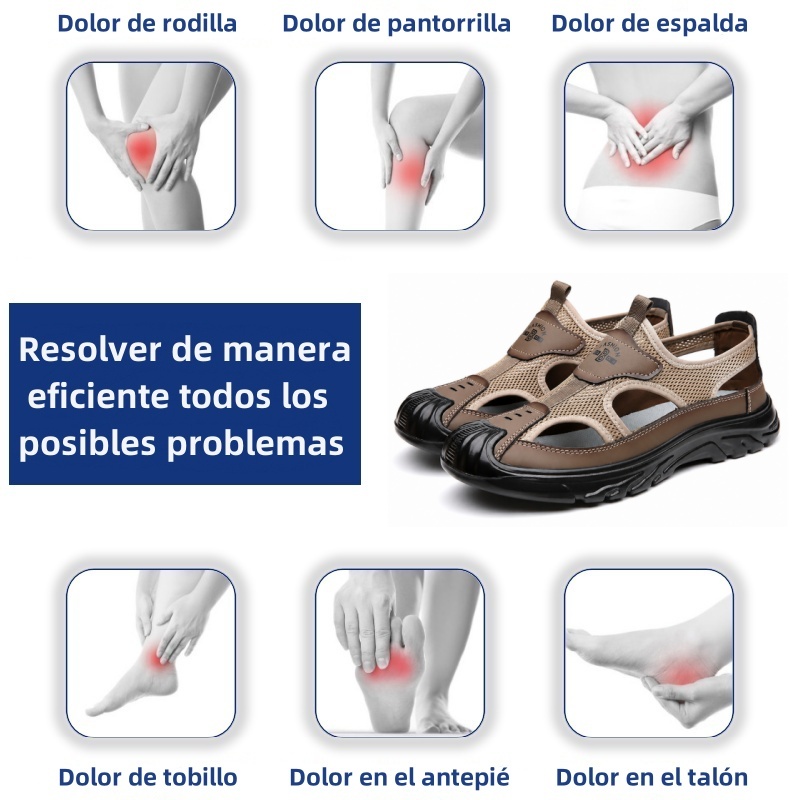 ⏰Último día, 30% de descuento - ¡No te lo pierdas!✅ Sandalias cómodas, con soporte para el arco del pie, alivian el dolor de pies - Diseño ergonómico