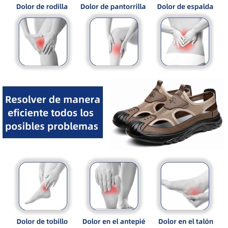 ⏰Último día, 30% de descuento - ¡No te lo pierdas!✅ Sandalias cómodas, con soporte para el arco del pie, alivian el dolor de pies - Diseño ergonómico
