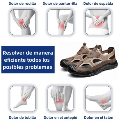 ⏰Último día, 30% de descuento - ¡No te lo pierdas!✅ Sandalias cómodas, con soporte para el arco del pie, alivian el dolor de pies - Diseño ergonómico