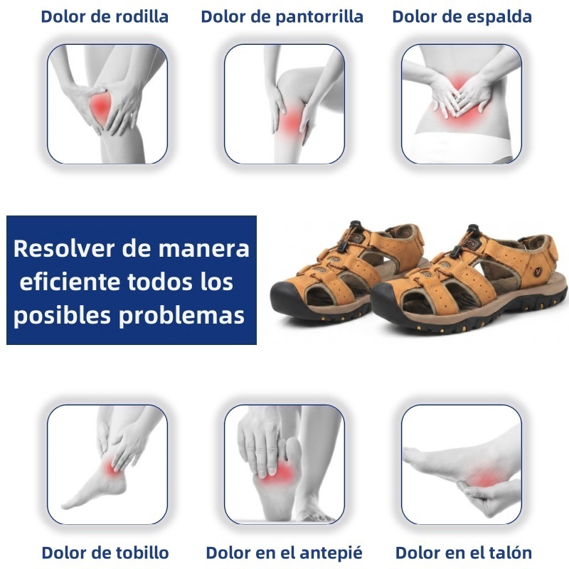 ⏰Último día, 30% de descuento - ¡No te lo pierdas!✅ Sandalias cómodas, con soporte para el arco del pie, alivian el dolor de pies - Diseño ergonómico
