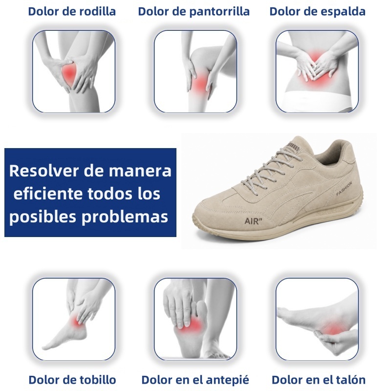🔥 Zapatos ortopédicos de gamuza australiana para hombre, hechos a mano 👞 Alivio inteligente del dolor, fáciles de poner y quitar ✅ Impermeables y antideslizantes - Amplia gama de tallas disponibles