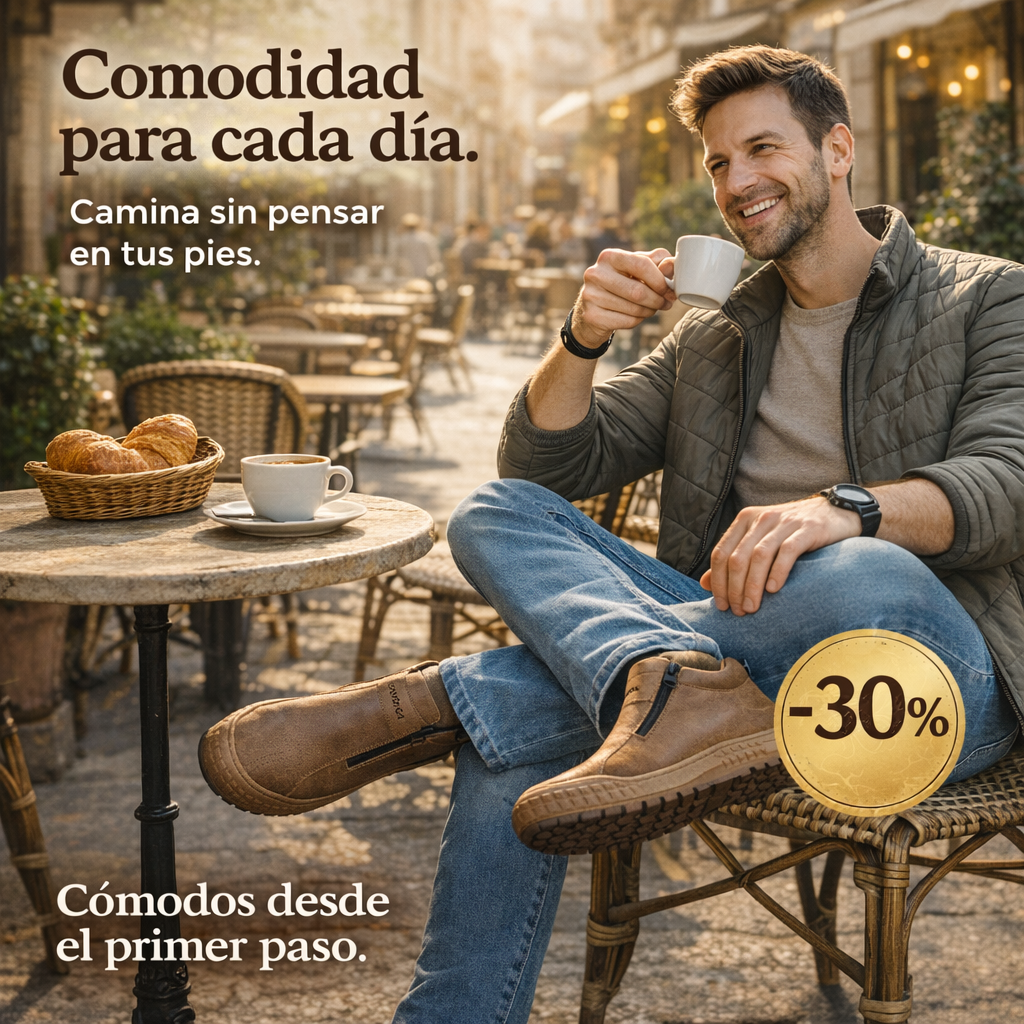 VIGOURR® – Zapatos de cuero genuino cosidos a mano, impermeables y antideslizantes que sostienen y corrigen naturalmente la postura del pie.