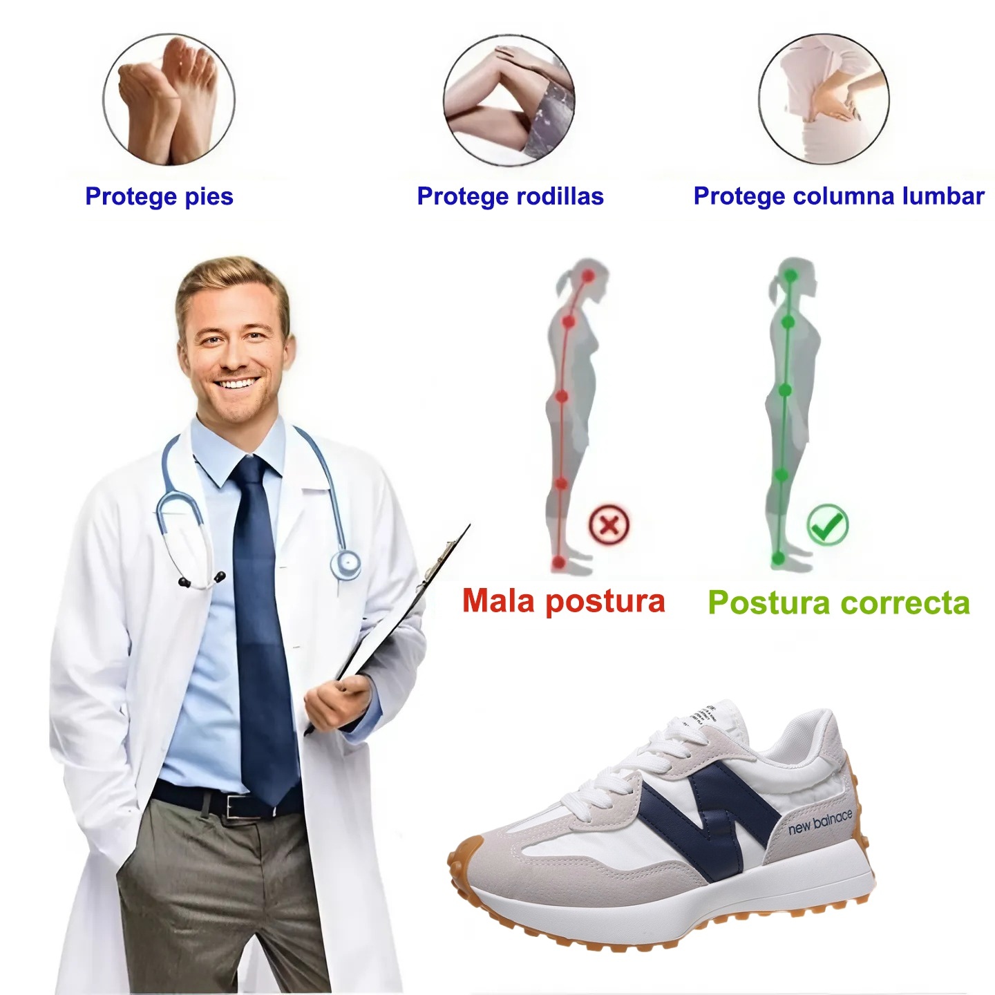 🔥 ¡30% de descuento hoy! ¡No te lo pierdas! ⏰ - Zapatos ortopédicos de piel cepillada de una marca australiana de lujo: suaves, cómodos y con excelente soporte. 🦶 - Alivian el dolor de pies.