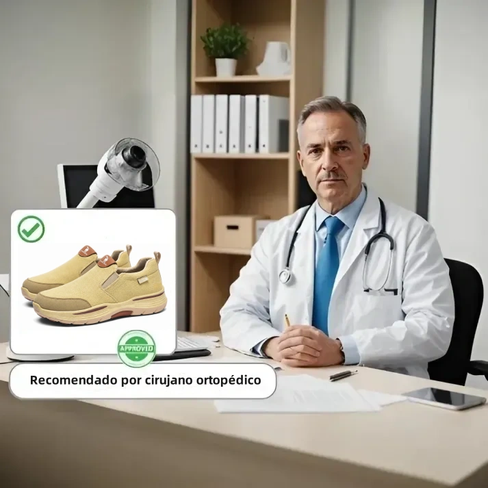 🔥Zapatillas ortopédicas de diseño ergonómico⏰ Zapatillas de lona ligeras y transpirables 👞 Amplia gama de tallas: camina con confianza
