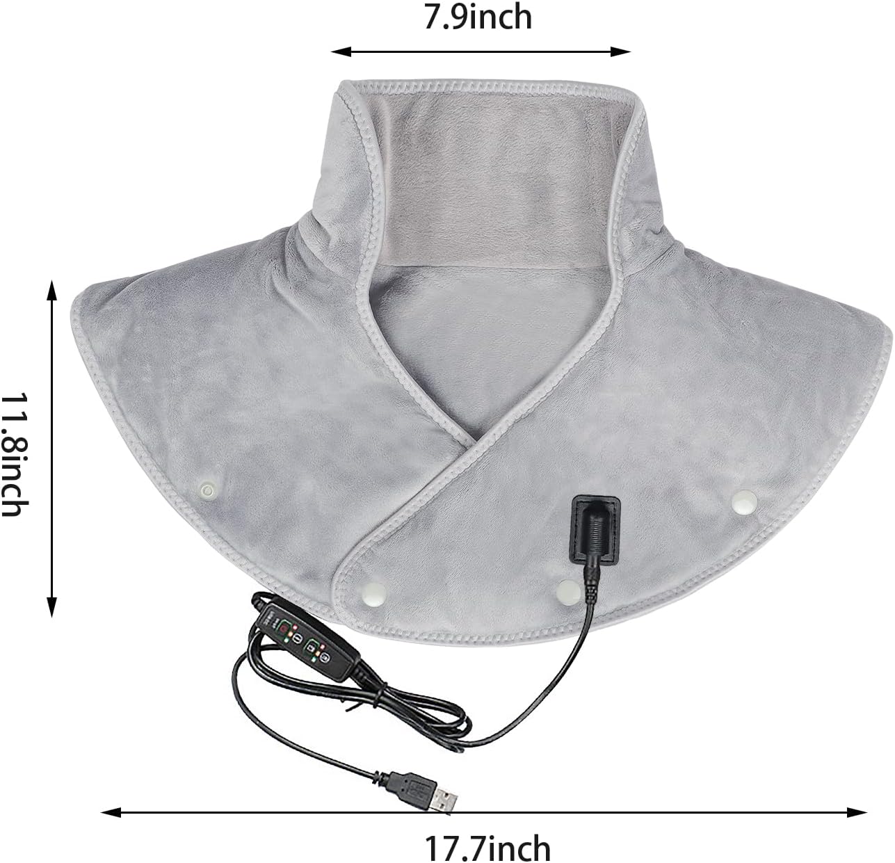 Masajeador de cuello y hombros con calefacción