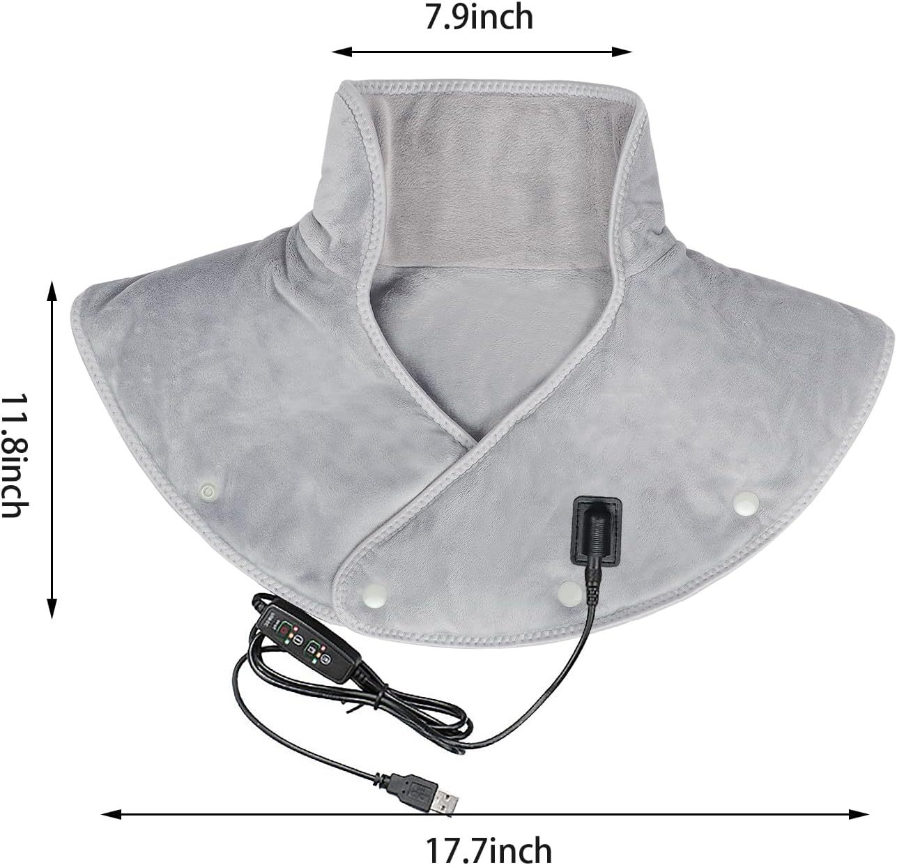 Masajeador de cuello y hombros con calefacción