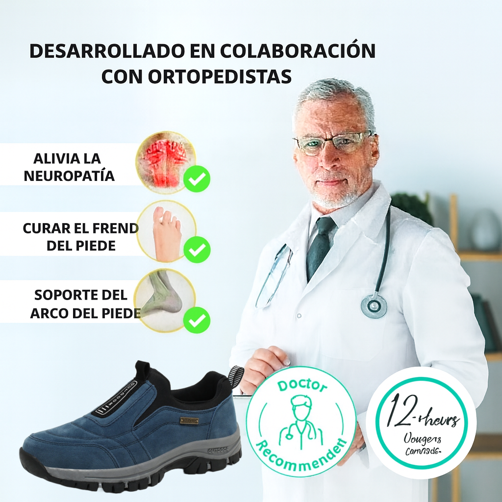 🔴Zapatos de gamuza de lujo de una marca australiana🦶Un remedio para el dolor de pies y la fascitis plantar-impermeables y antideslizantes✅ Zapatos ortopédicos terapéuticos🔥