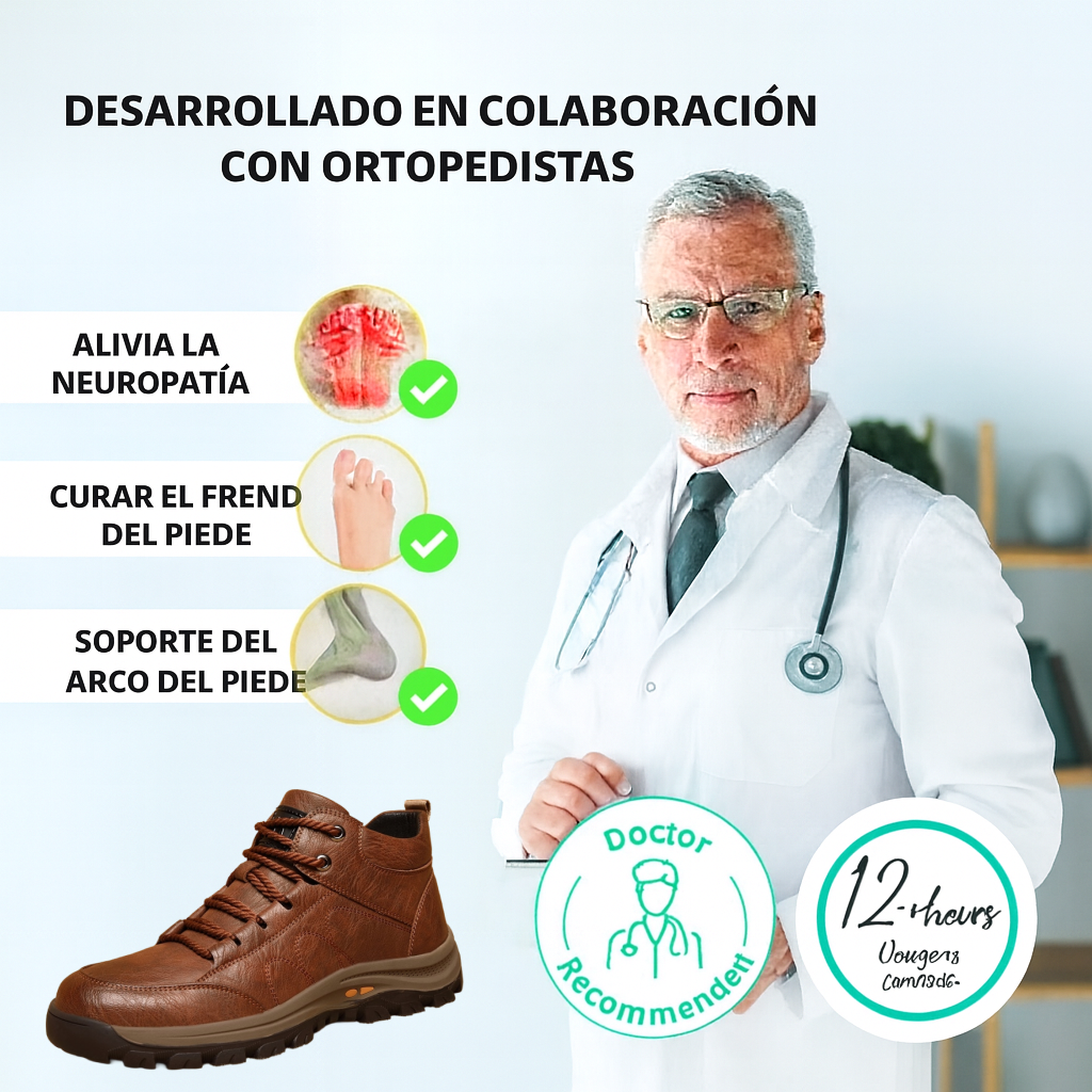 🐂 Zapatos de piel de becerro para hombre, cosidos a mano en Australia 👞 Alivio inteligente del dolor impulsado por IA, fácil de poner y quitar ✅ Correctivo integral: impermeable y antideslizante